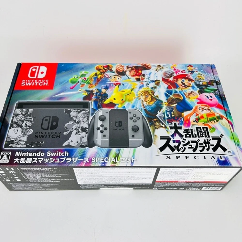 Nintendo Switch Super Smash Bros Ultimate Edition Japanese Console OPEN BOX